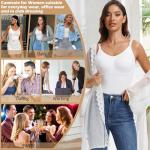 Women’s Tummy Control Shapewear Tank Top with Bra