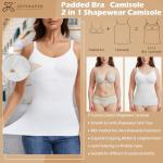 Women’s Tummy Control Shapewear Tank Top with Bra