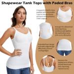 Women’s Tummy Control Shapewear Tank Top with Bra