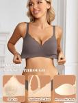 Avidlove Seamless Wireless Push-Up Bralette in Grey