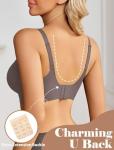 Avidlove Seamless Wireless Push-Up Bralette in Grey