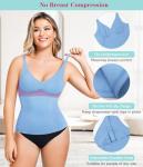 LODAY Women's V-Neck Tummy Control Tank Top