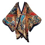 Plus Size Silk Feeling Kimono for Summer Parties