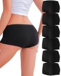 All of Me Women's Cotton Boyshorts 6 Pack