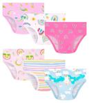 Toddler Rainbow Cotton Underwear for Girls