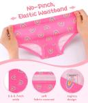 Toddler Rainbow Cotton Underwear for Girls