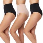 Skinnygirl High Waist Tummy Control Briefs - 3-Pack