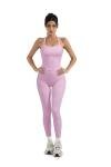 Light Pink 2-Piece Tummy Control Workout Set