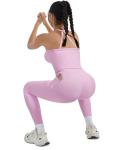 Light Pink 2-Piece Tummy Control Workout Set