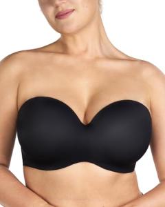 HSIA Women’s Strapless Underwire Bra in Black