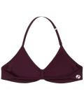 Aurola Adjustable Strappy Sports Bra in Black Cherry