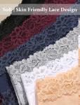 Women’s Cheeky Cotton Lace Bikini Panties Pack of 6