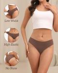 Seamless No Show Hipster Panties Multipack (5 Pack)