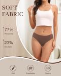 Seamless No Show Hipster Panties Multipack (5 Pack)
