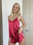 Ekouaer Women’s Satin Cami Shorts Sleepwear Set