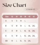 Lemorosy Wireless Front Closure Bra for Women