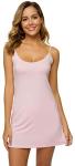 WiWi Women's Bamboo Slip Nightgown Chemise Pajamas