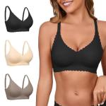 Comfortable Wireless Seamless Bras for Women - 3 Pack
