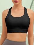 High Impact Criss Cross Sports Bra for Women