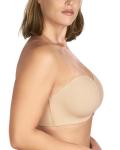 HSIA Seamless Strapless Bra for Large Bust, Black