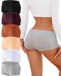 All of Me Women's Cotton Boyshorts 6 Pack
