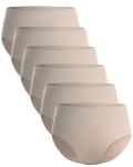 Bamboo Cool High Waist No Show Briefs 6-Pack
