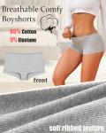 All of Me Women's Cotton Boyshorts 6 Pack