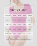 Reoria Women's V Neck Seamless Thong Bodysuit
