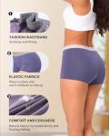 Bamboo Cool Women’s Boyshorts 4-Pack, Moisture-Wicking