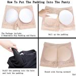 Butt Lifter Lace Boyshorts with Hip Pads