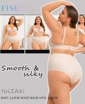 FINETOO Women's High Waisted Seamless Underwear 6 Pack