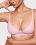 INLYRIC Women's Soft Scoop Bralette - Sweet Pink