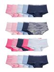 Fruit of the Loom Girls' Cotton Boyshorts, 20 Pack