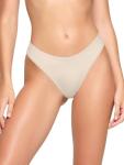 REORIA Women's Cotton Seamless Thong Panties 5-Pack
