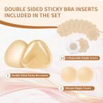 Dersoud Soft Invisible Sticky Bra Inserts for Lift