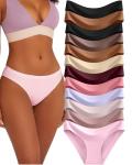 FINETOO 12-Pack Soft Seamless Cheeky Panties
