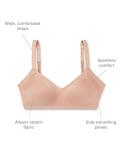 Warner's Women's Comfort Bra, Butterscotch, Wireless
