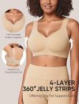 Easybunny Wireless Minimizer Bra for Women XL