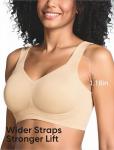 Easybunny Wireless Minimizer Bra for Women XL