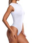PINKMSTYLE Women's Sleeveless Fitted Thong Bodysuit