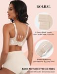 Wireless Full Coverage Women's Comfort Bra - Nude