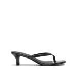DREAM PAIRS Black Kitten Heels for Summer