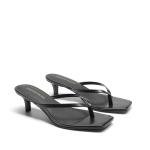 DREAM PAIRS Black Kitten Heels for Summer