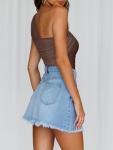 One Shoulder Leopard Print Bodysuit for Night Out