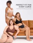 LUCKMEEY Wireless Push Up Full Coverage Bra