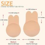 Invisible Sticky Bra with Nipple Covers, Backless C&D