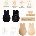 Invisible Sticky Bra with Nipple Covers, Backless C&D