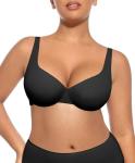 FeelinGirl Full Coverage Seamless Push-Up Bra