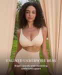 FeelinGirl Full Coverage Seamless Push-Up Bra