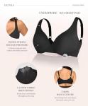 FeelinGirl Full Coverage Seamless Push-Up Bra